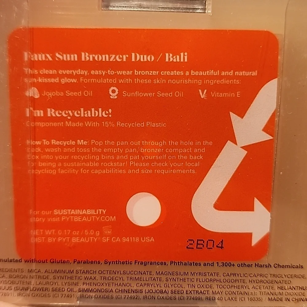 PYT Beauty Faux Sun Bronzer Duo in Bali Vegan